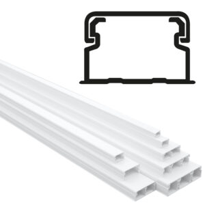 GOULOTTE 20X125 BLANC  PRIX POUR 1 METRE