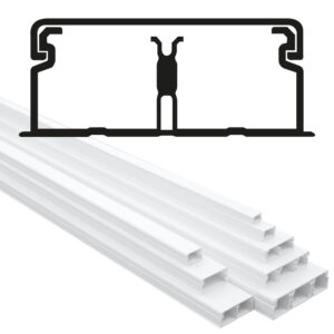 GOULOTTE 40X16 BLANC PRIX POUR 1 METRE