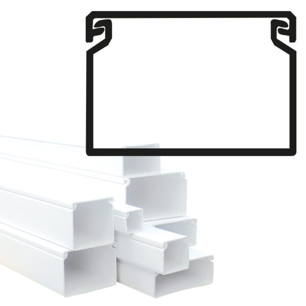 GOULOTTE 60X40 BLANC PRIX POUR 1 METRE