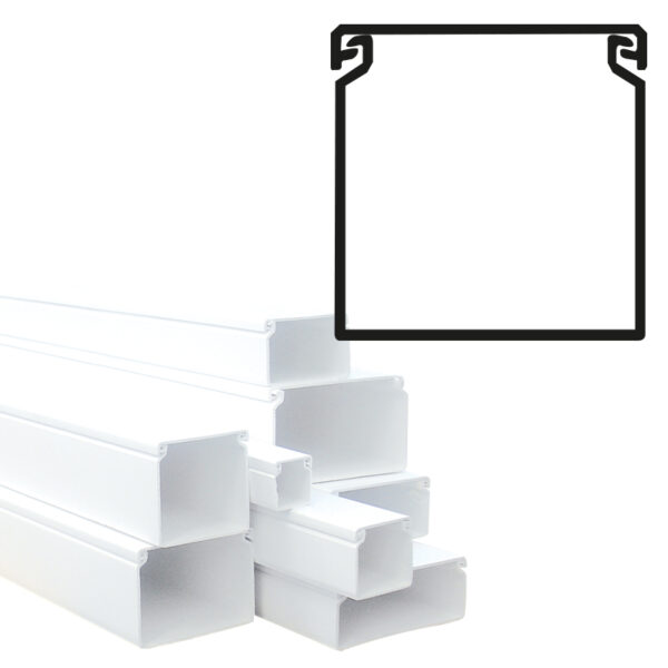 GOULOTTE 60X60 BLANC PRIX POUR 1 METRE