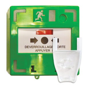 DECLENCHEUR MANUEL VERT 3 CONTACTS  CLE REARM