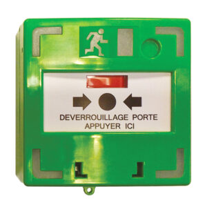 DECLENCHEUR MANUEL VERT 3 CONTACTS- LEDBUZZER
