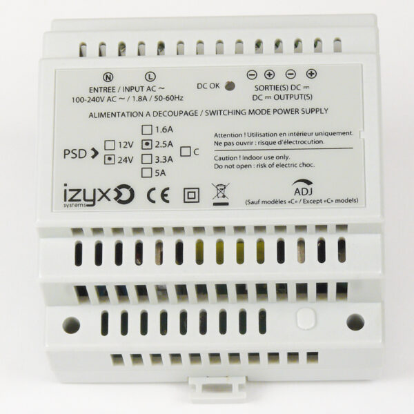 ALIMENTATION RAIL DIN 24 VDC  - 275 A