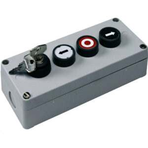 BOITE EPOXY 3 BOUTONS  CLEF