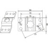 SUPPORT MURAL 1616 mm Lg 90 mmROLL
