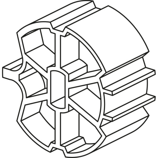 ADAPTATION POUR TUBE ZF 64  CENTREE
