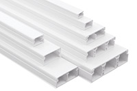 GOULOTTE 12X7 ADHÉSIVE BLANC PRIX POUR 1 METRE