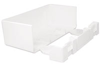 BOUT POUR GOULOTTE 180X50 BLANC