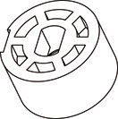 ADAPTATION POUR ROND 40  15 mmVEO