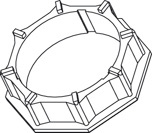 COURONNE FDC OCTO DIAM 60  23 POINTS