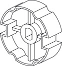 ADAPTATION PTUBE OGIVA D 78 mm  PLA