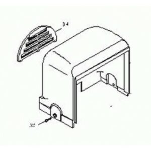 CAPOT MOTEUR POUR MOTEUR BX 78 CAME