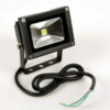 PROJECTEUR A LED 230V-10W NOIR1 M CABLE