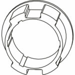 COURONNE FDC ZF 64 CENTREE 32 POINTS